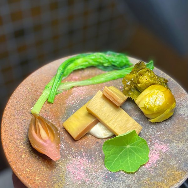 大量使用蔬菜的套餐很有吸引力