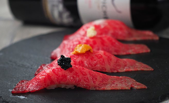 顶级仙台牛肉寿司