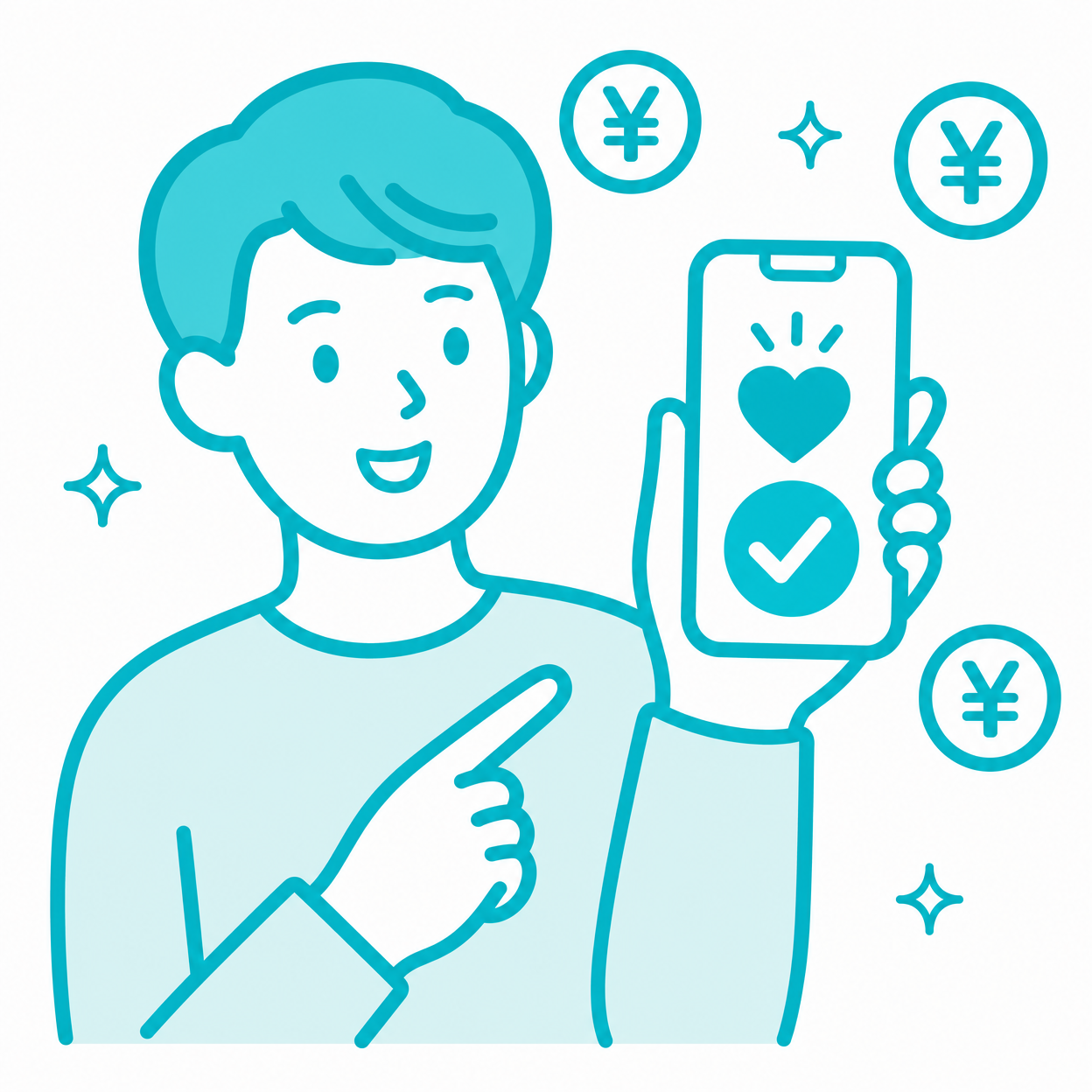スマートフォンで寄附